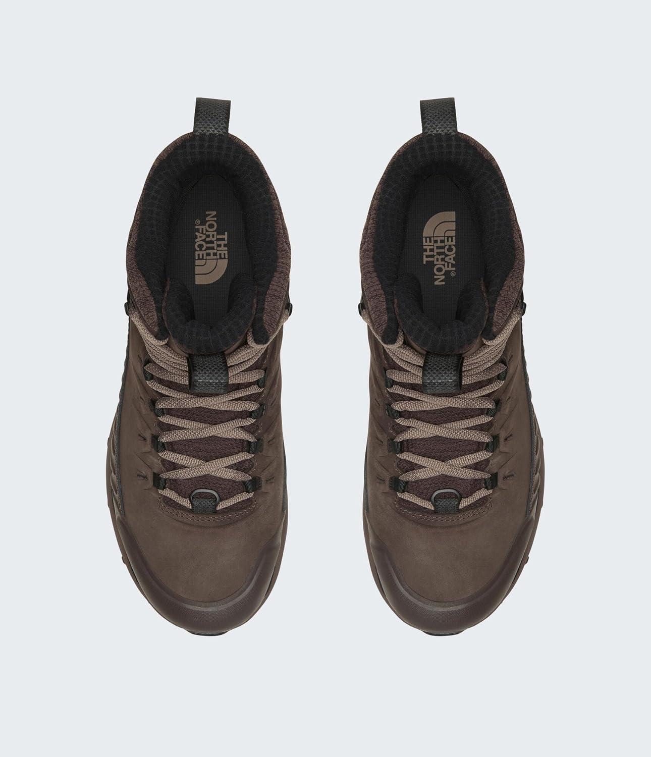 imageThe North Face mens Vectiv Fastpack Insulated Waterproof Hiking Shoe High Traction 4mm LugDemitasse BrownGarnet