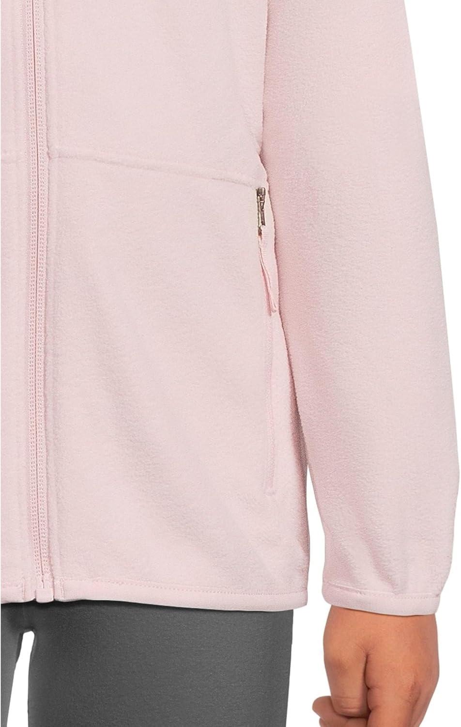 imageThe North Face unisexbaby Glacier Lightweight Full Zip Hooded JacketPale Blossom