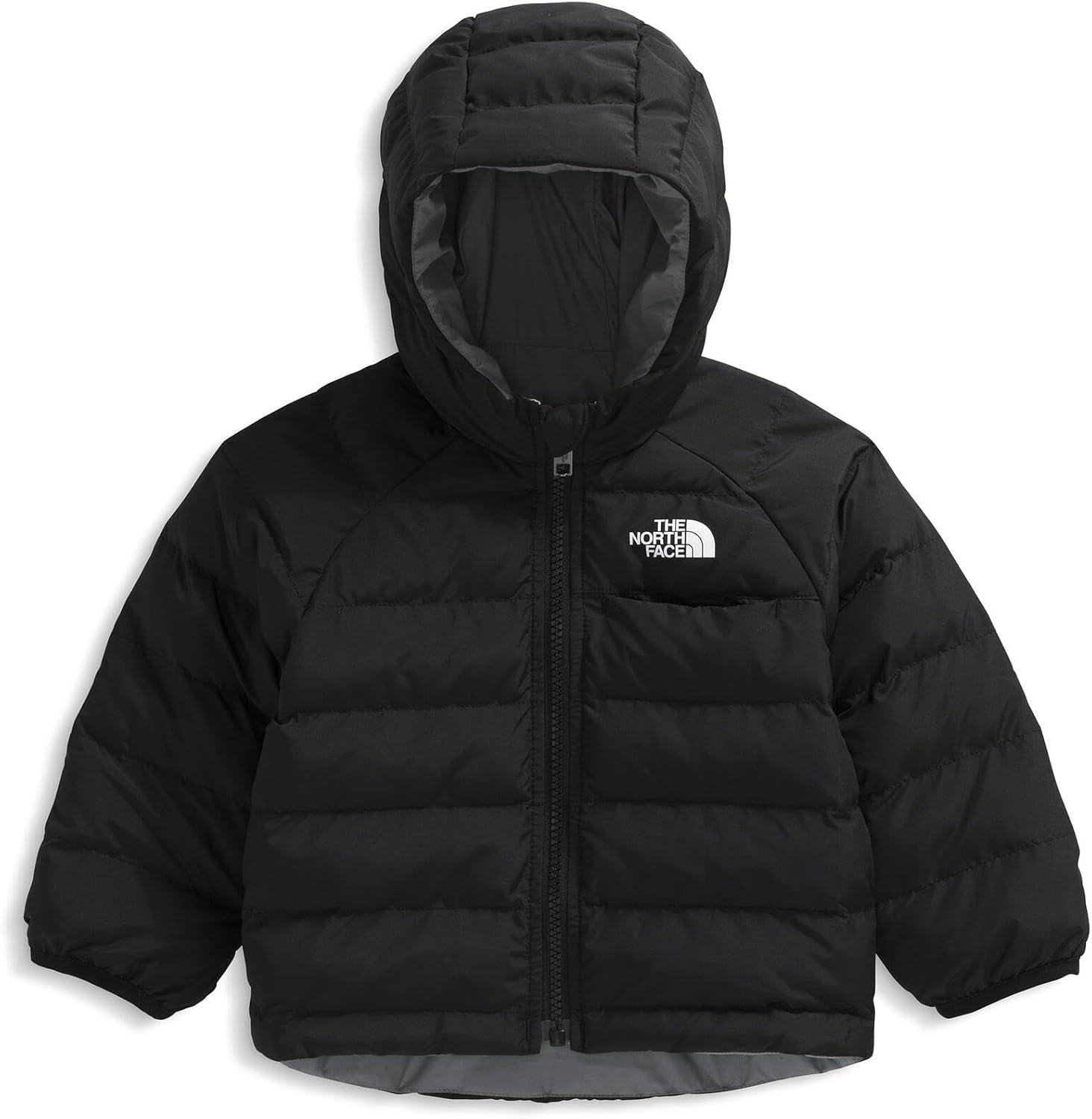 imageThe North Face unisexbaby Reversible Perrito Hooded JacketTnf BlackSmoked Pearl