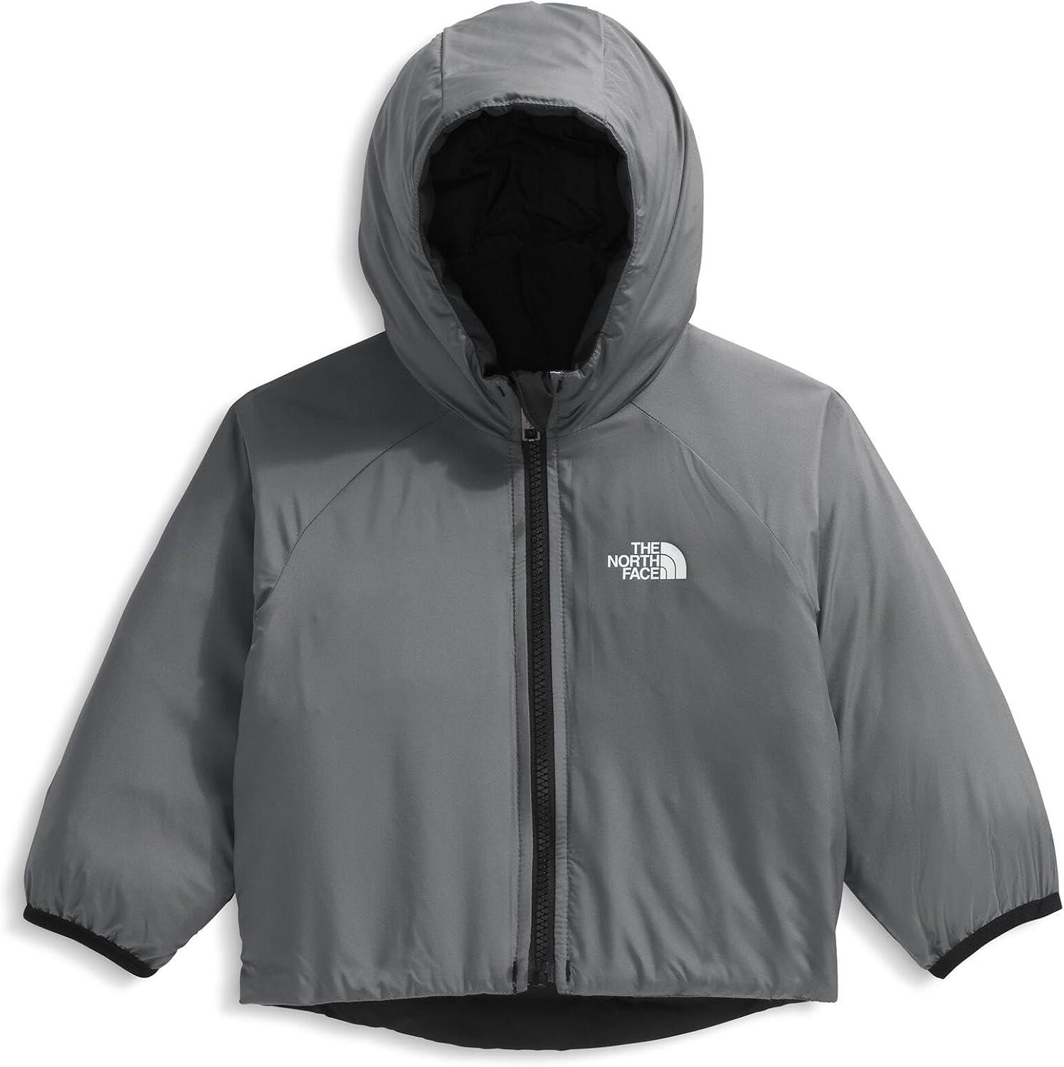 imageThe North Face unisexbaby Reversible Perrito Hooded JacketTnf BlackSmoked Pearl