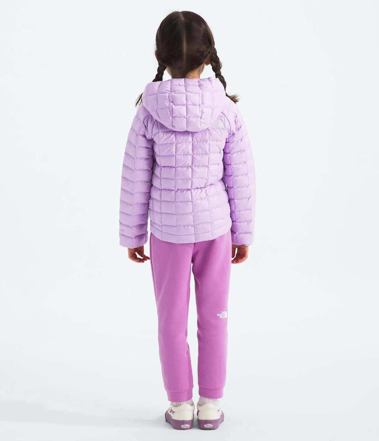 imageThe North Face unisexbaby Thermoball Hooded Jacket Highloft Insulation Ripstop Fabric 3 Piece Hood Chin GuardLite Lilac