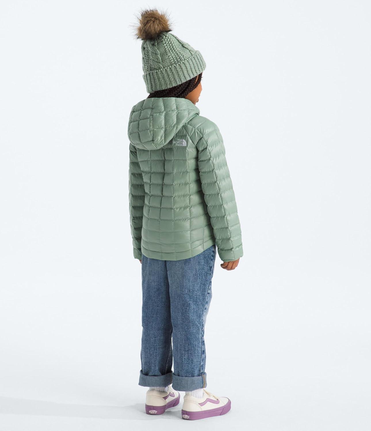 imageThe North Face unisexbaby Thermoball Hooded Jacket Highloft Insulation Ripstop Fabric 3 Piece Hood Chin GuardSlate Moss
