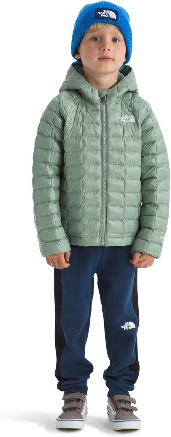 imageThe North Face unisexbaby Thermoball Hooded Jacket Highloft Insulation Ripstop Fabric 3 Piece Hood Chin GuardSlate Moss