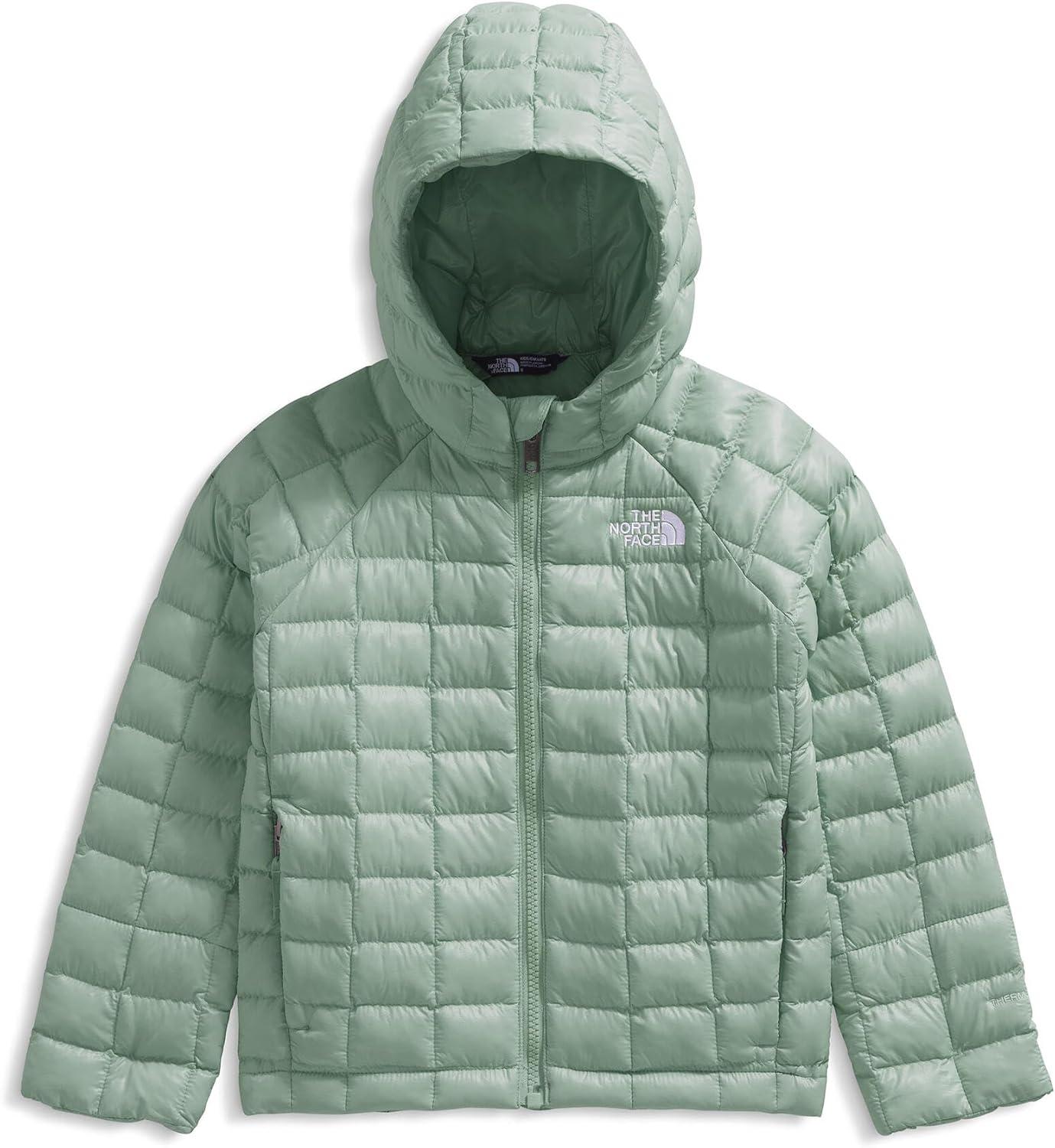 imageThe North Face unisexbaby Thermoball Hooded Jacket Highloft Insulation Ripstop Fabric 3 Piece Hood Chin GuardSlate Moss