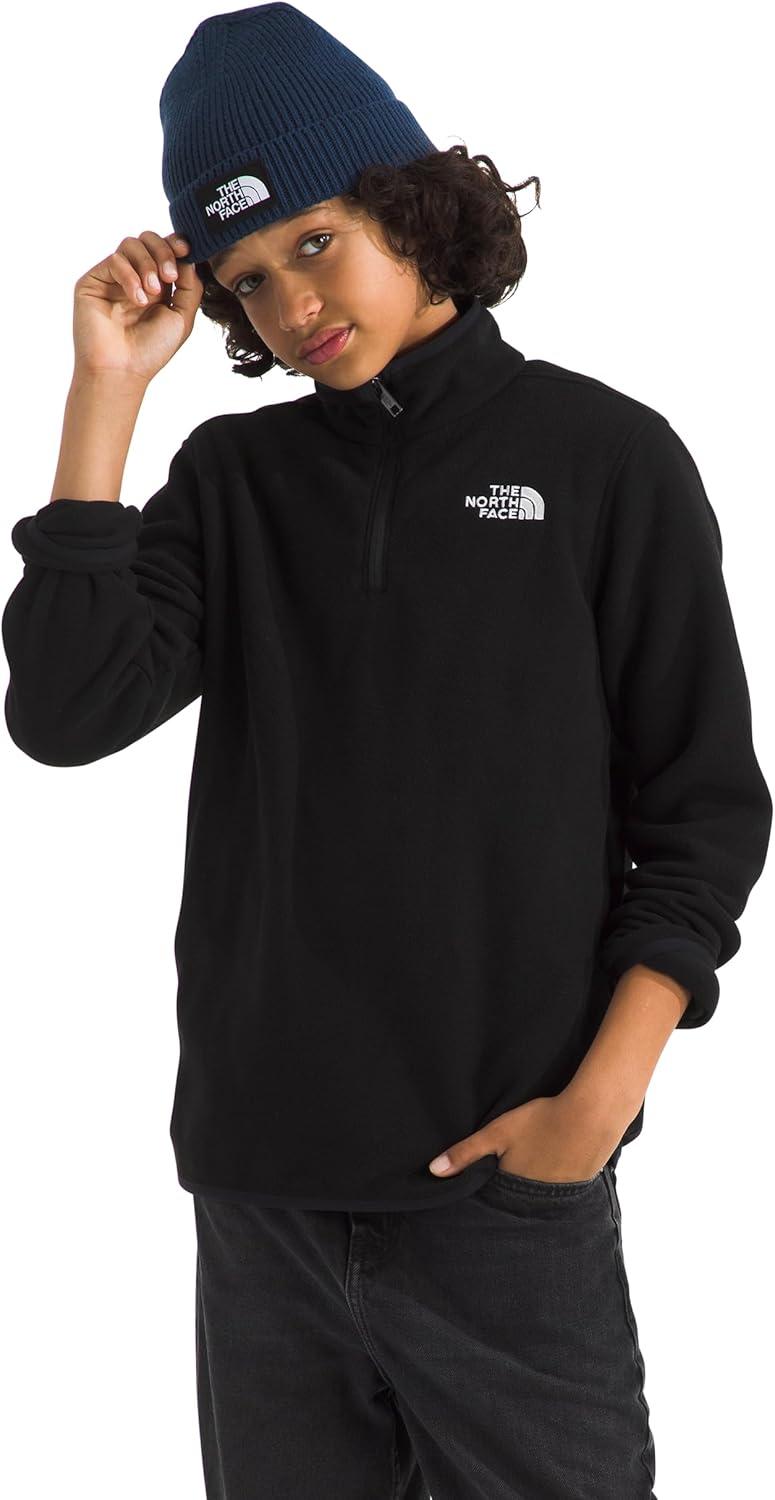imageThe North Face unisexchild Glacier 14 Zip PulloverTnf Black