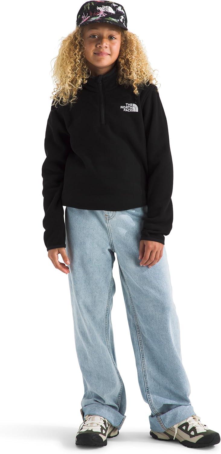 imageThe North Face unisexchild Glacier 14 Zip PulloverTnf Black