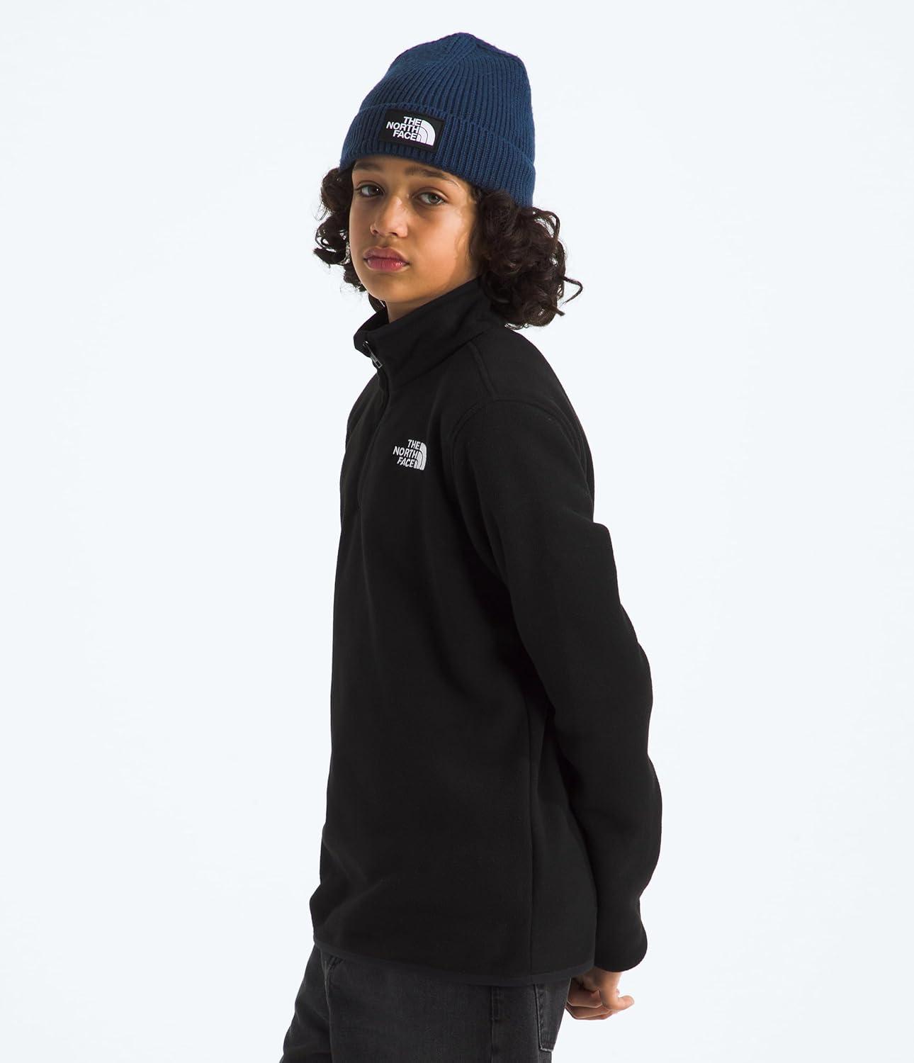 imageThe North Face unisexchild Glacier 14 Zip PulloverTnf Black
