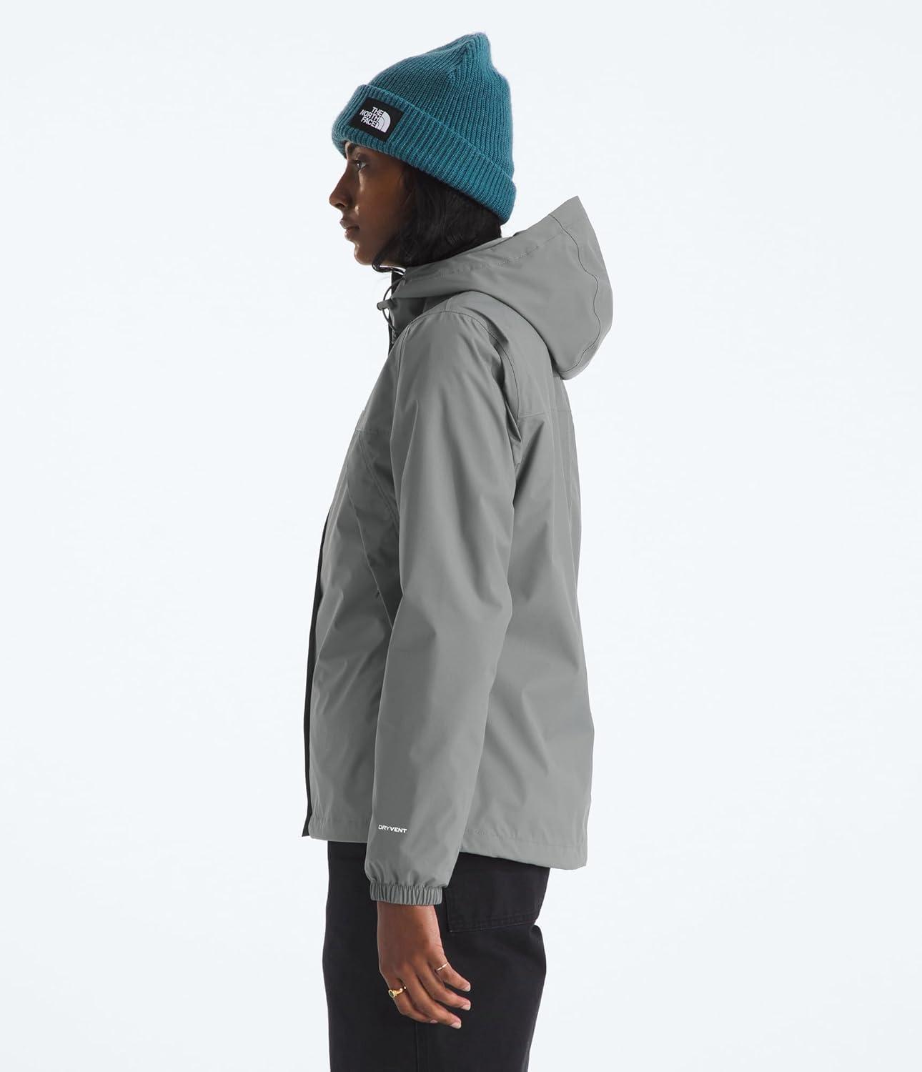 imageThe North Face womens Antora Triclimate Jacket Waterproof Shell Warm Inner Fleece Layer Adjustable Hood With DrawcordSmoked Pearl