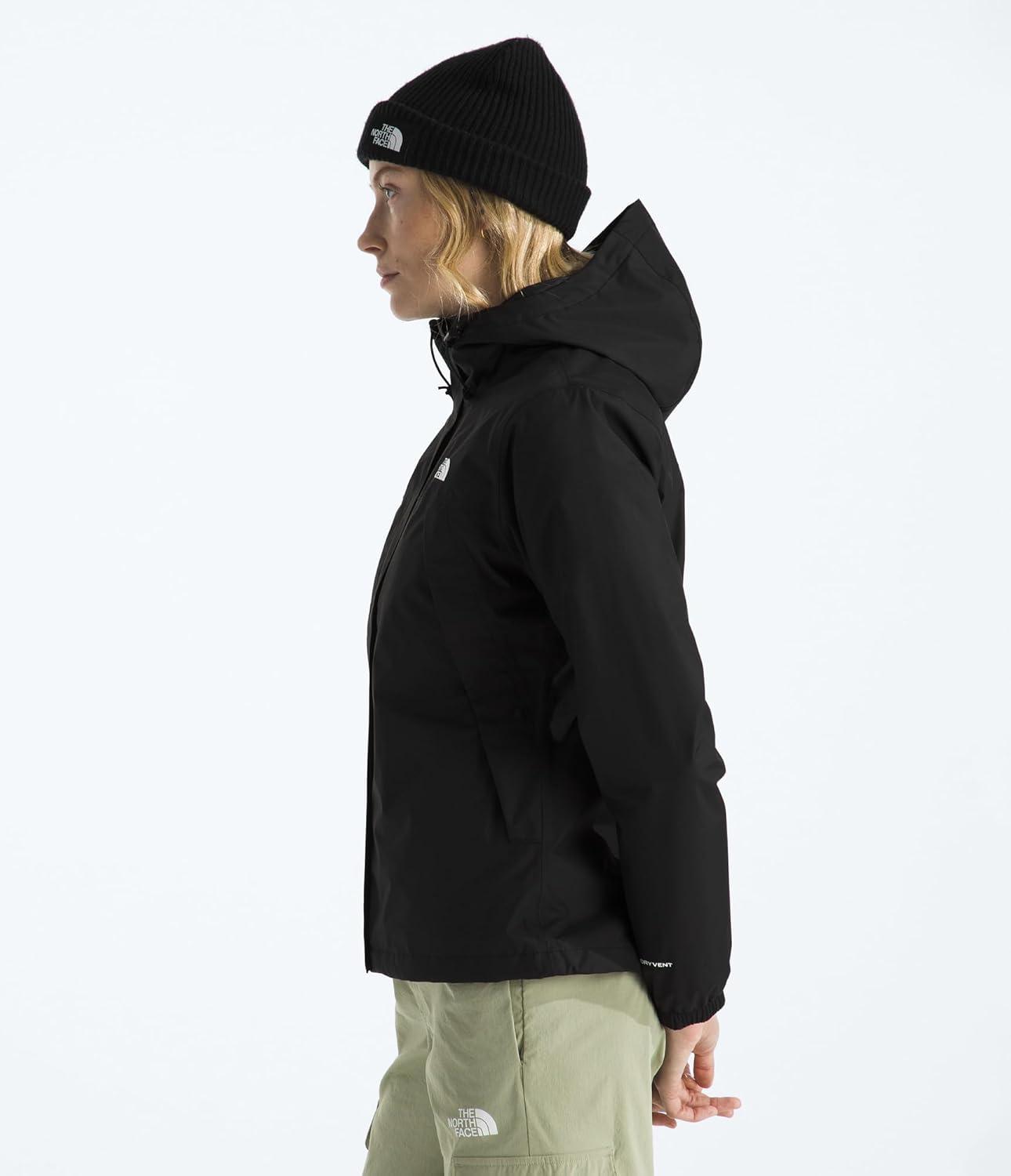 imageThe North Face womens Antora Triclimate Jacket Waterproof Shell Warm Inner Fleece Layer Adjustable Hood With DrawcordTnf Black