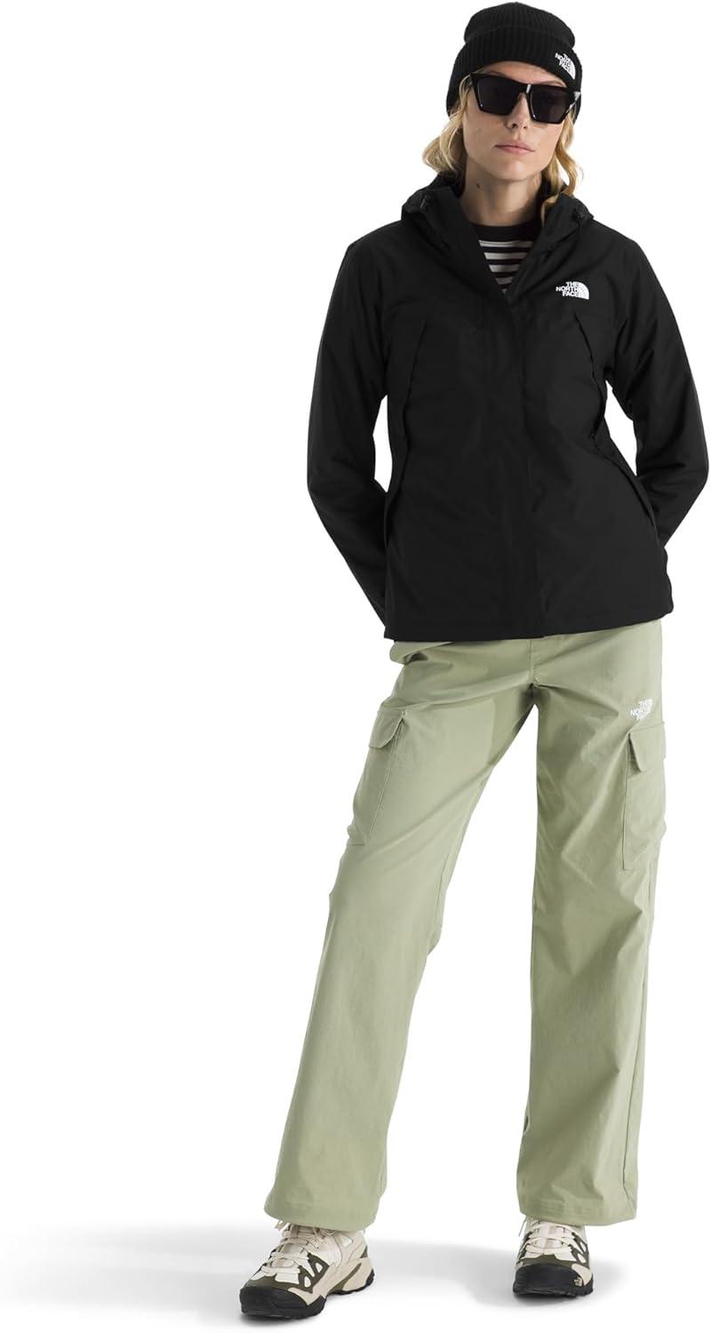 imageThe North Face womens Antora Triclimate Jacket Waterproof Shell Warm Inner Fleece Layer Adjustable Hood With DrawcordTnf Black