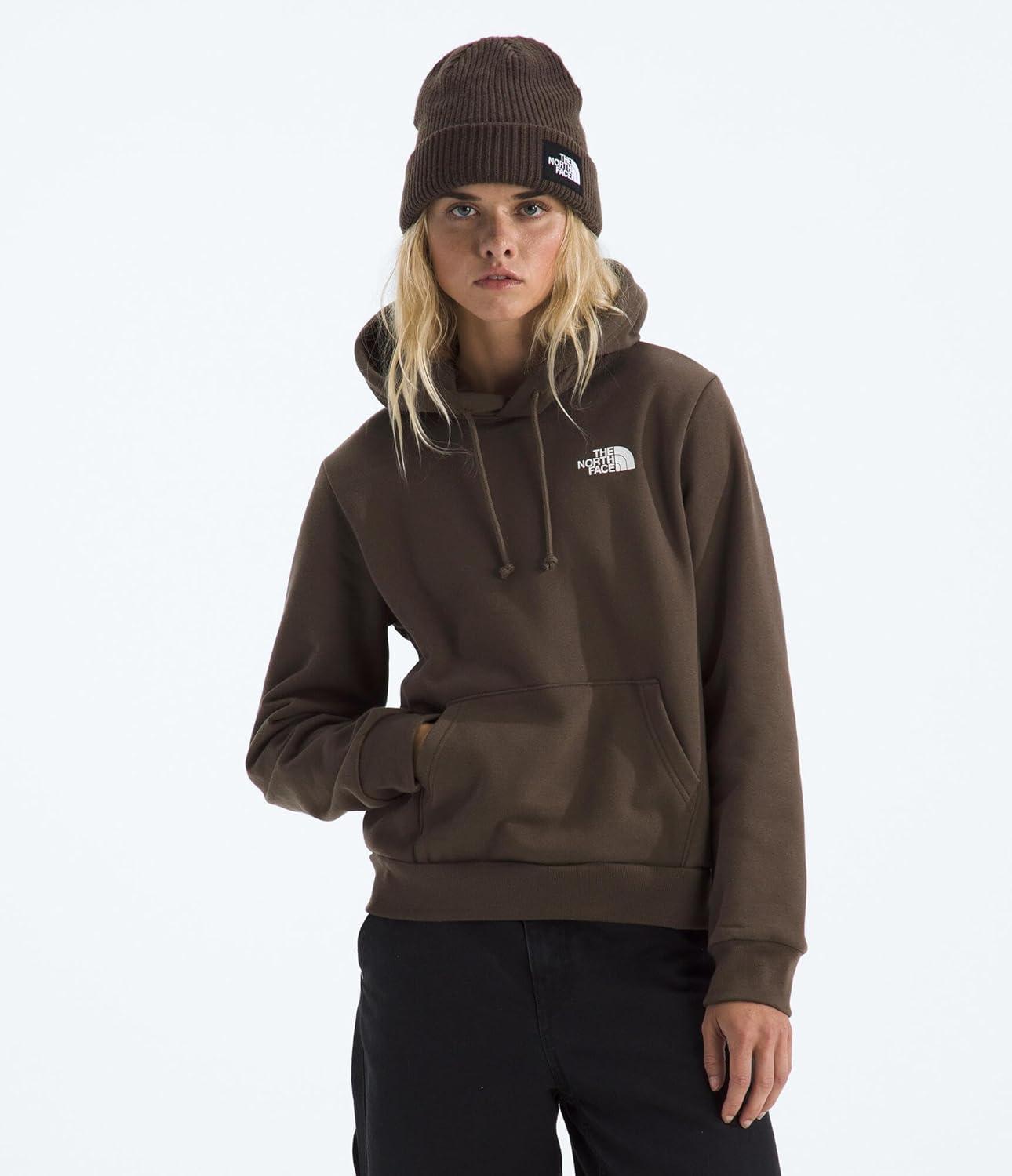 imageThe North Face womens Evolution Box Nse HoodieSmokey Brown