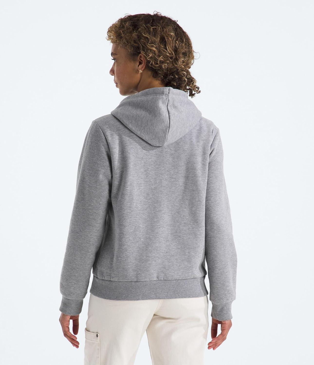 imageThe North Face womens Evolution Regenerative Ink Half Dome Hoodie 2 Piece Hood With Drawcord Kangaroo Hand PocketTnf Pale Grey Heather
