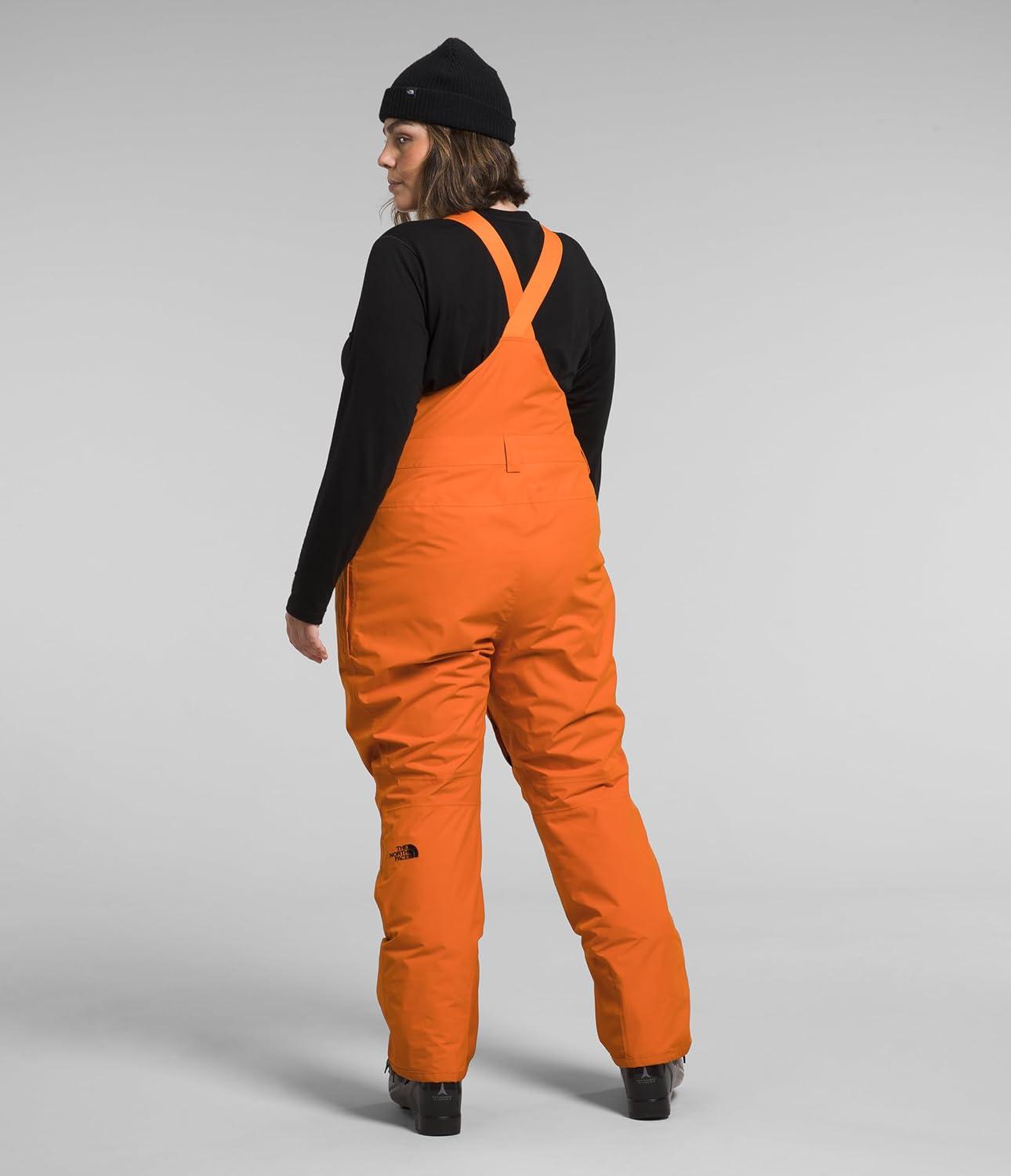 imageThe North Face womens Freedom Bib Standard ampamp Plus Size Waterproof Builtin Gaiter Mesh Lined BreathabitlityMandarin