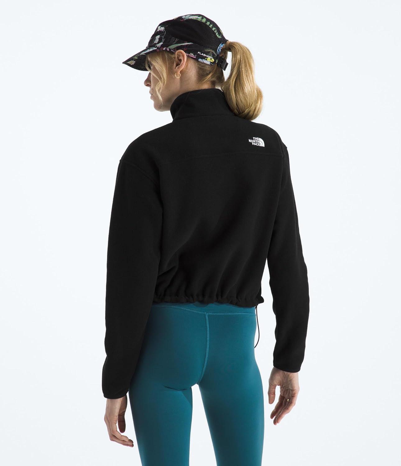 imageThe North Face womens Glacier Fleece Half Zip Short JacketTnf Black