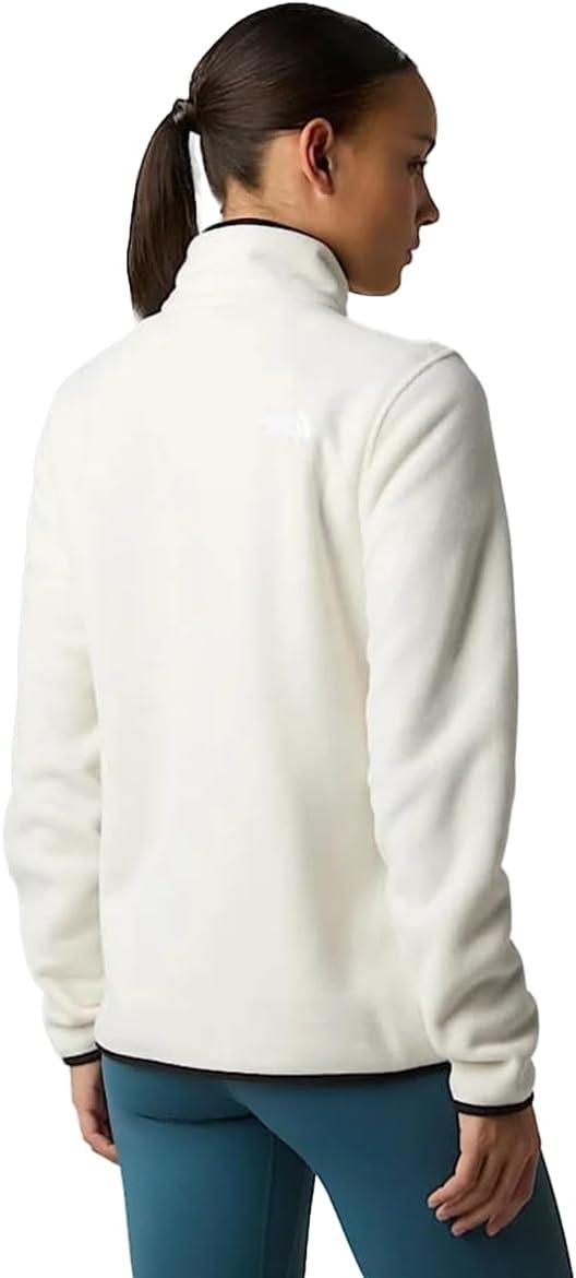 imageThe North Face womens Glacier Fleece Quarter Zip JacketWhite Dune