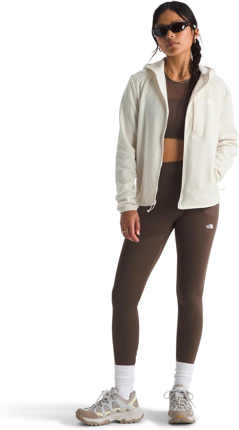 imageThe North Face womens Tnf Performance Fleece Full Zip HoodieWhite Dune