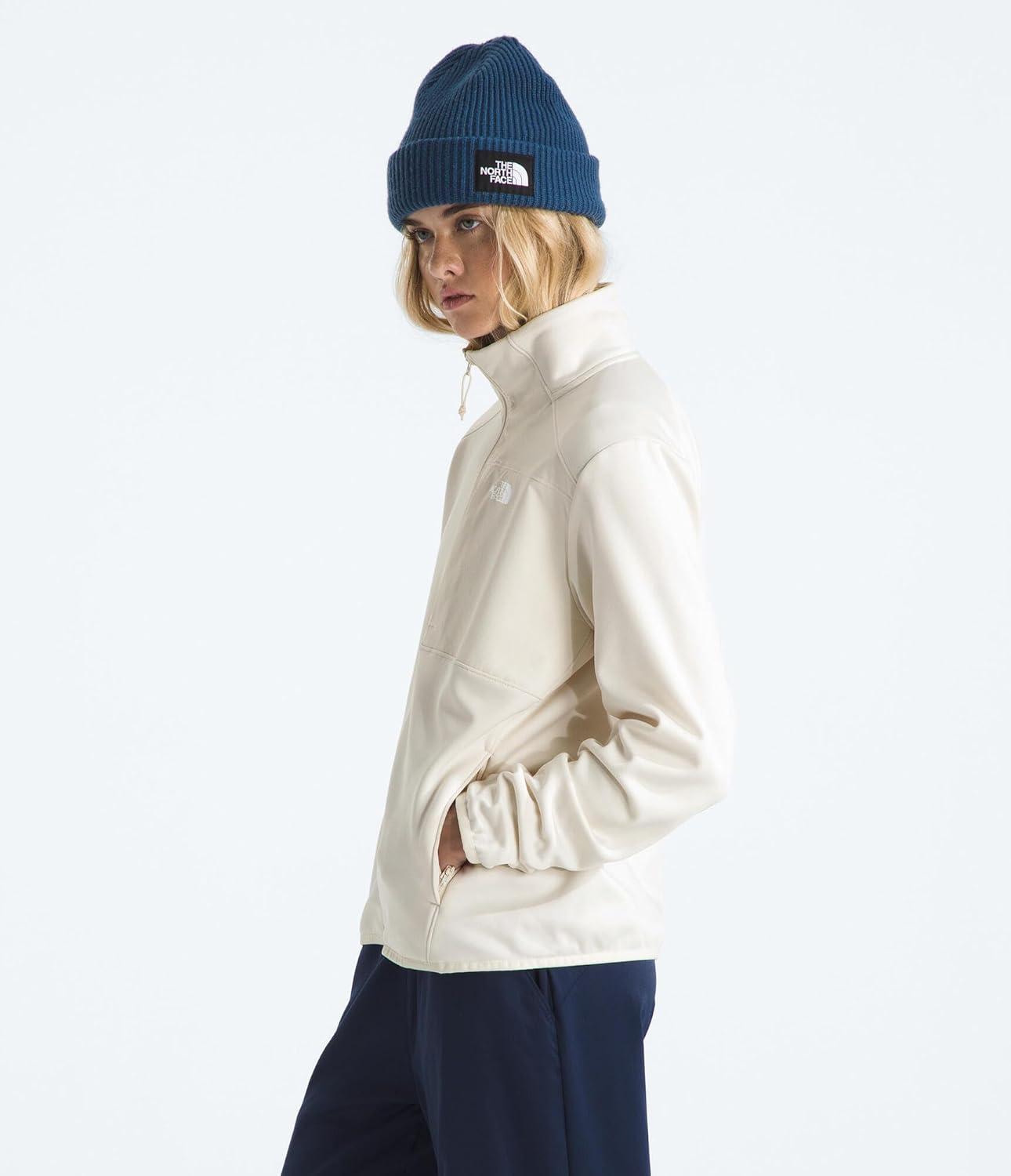 imageThe North Face womens Tnf Performance Fleece Full Zip JacketWhite Dune
