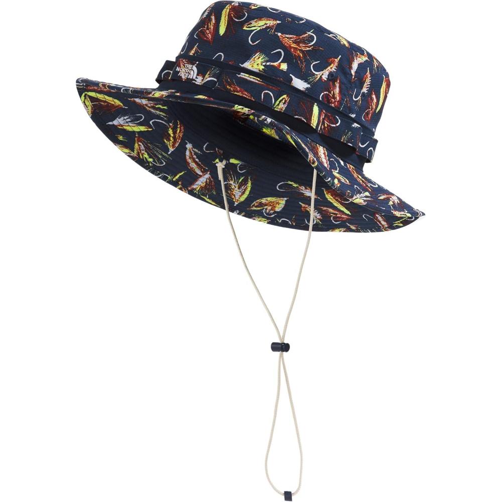 imageClass V Brimmer Hat  TNF BlackSummit Navy Hand Tied Fly Print