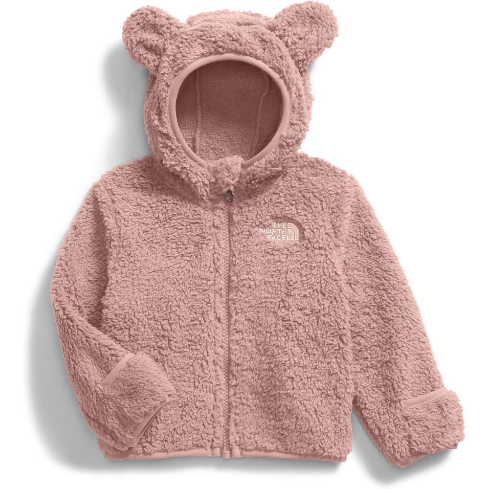 imageTHE NORTH FACE Baby Campshire Full Zip Hoodie Cozy Fleece Winter Jacket for Toddlers With Mittens ampamp Attached Bear Ear HoodPink Moss