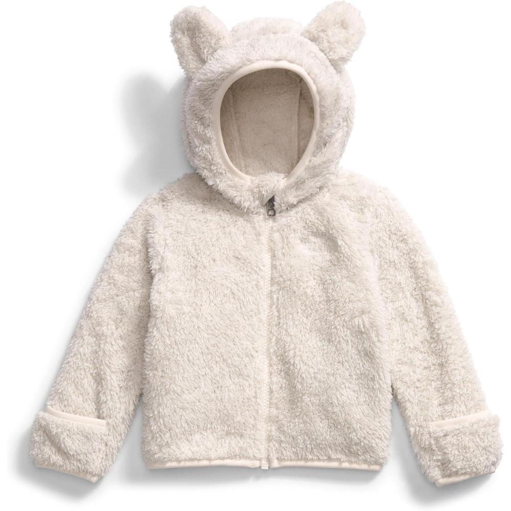 imageTHE NORTH FACE Baby Campshire Full Zip Hoodie Cozy Fleece Winter Jacket for Toddlers With Mittens ampamp Attached Bear Ear HoodWhite DuneSparkle