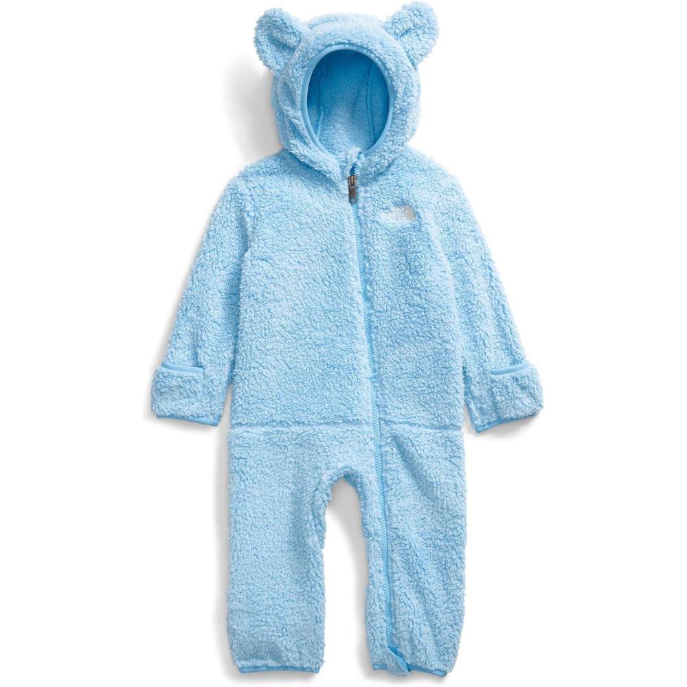 imageTHE NORTH FACE Baby Campshire Onepiece Cozy Fleece Winter Onesie With Mittens Booties ampamp Attached Bear Ear HoodCornflower
