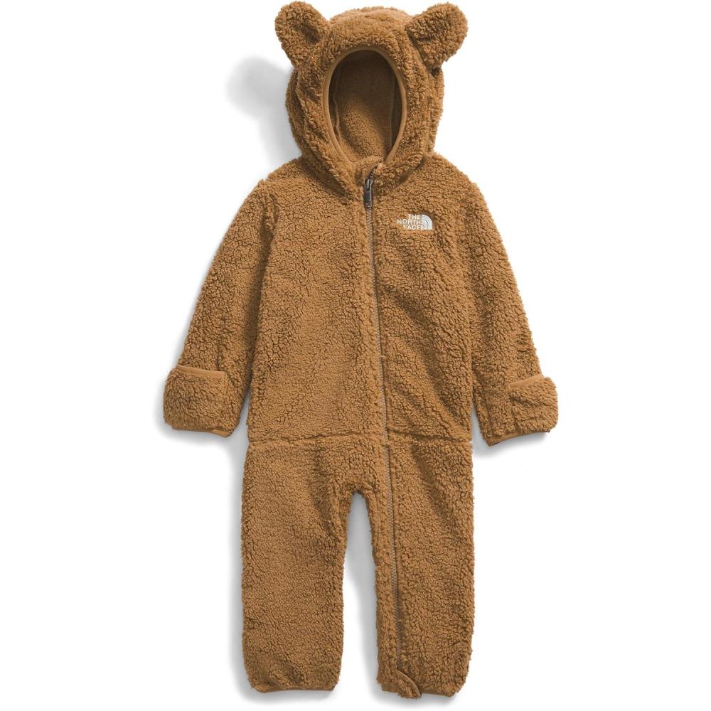 imageTHE NORTH FACE Baby Campshire Onepiece Cozy Fleece Winter Onesie With Mittens Booties ampamp Attached Bear Ear HoodUtility Brown