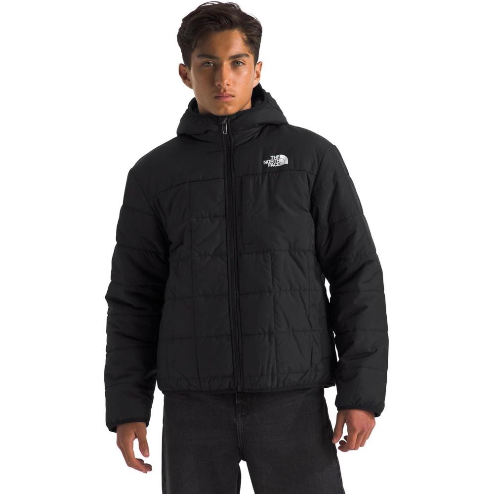 imageTHE NORTH FACE Boys Reversible Shasta Full Zip Hooded JacketTnf Black