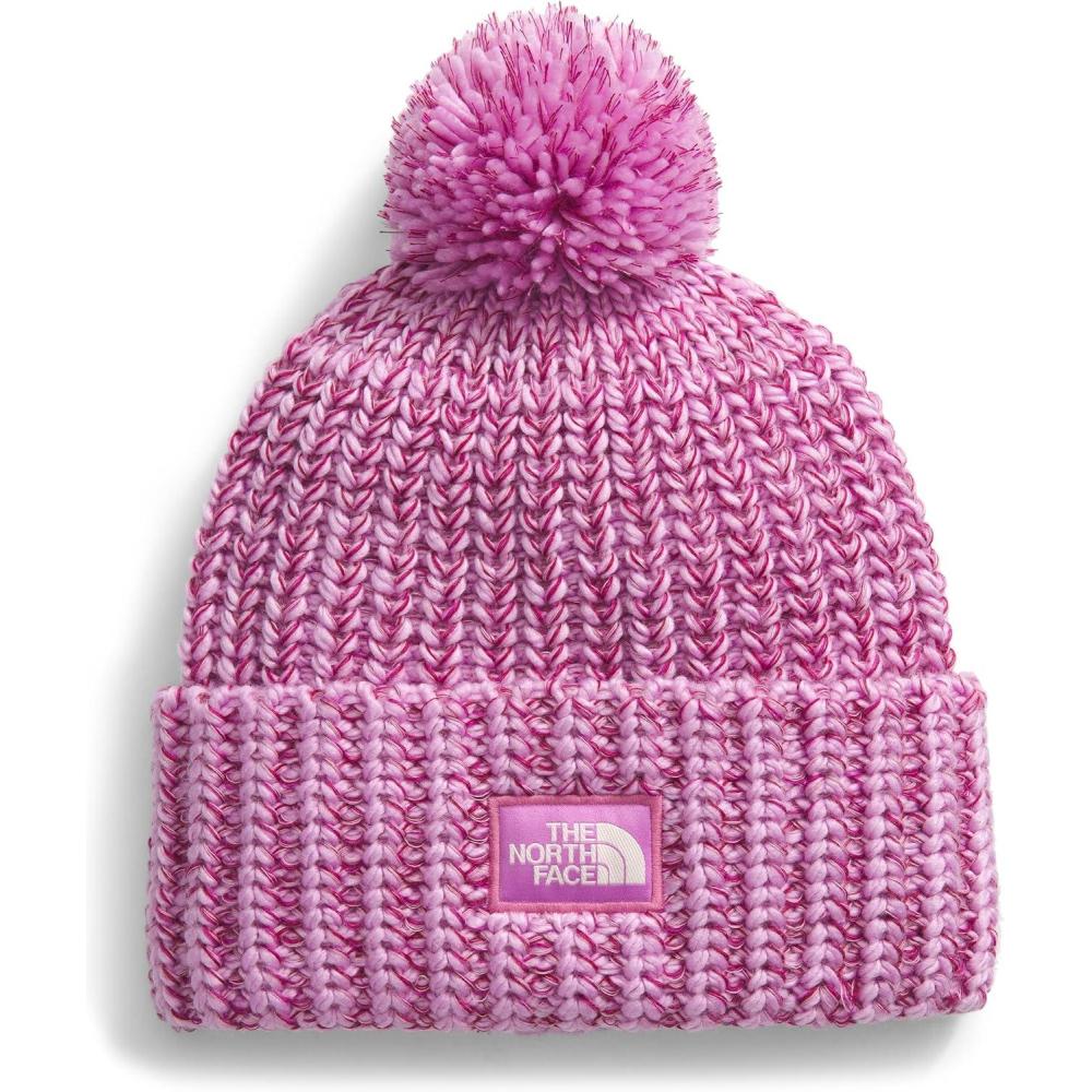 imageTHE NORTH FACE Cozy Chunky Cabin Beanie  Deep Fit Cuffed Winter Hat for Men ampamp Women Removable Pom ampamp Textured Cable DetailDragonfruitDeep MulberryBeetrootMauve