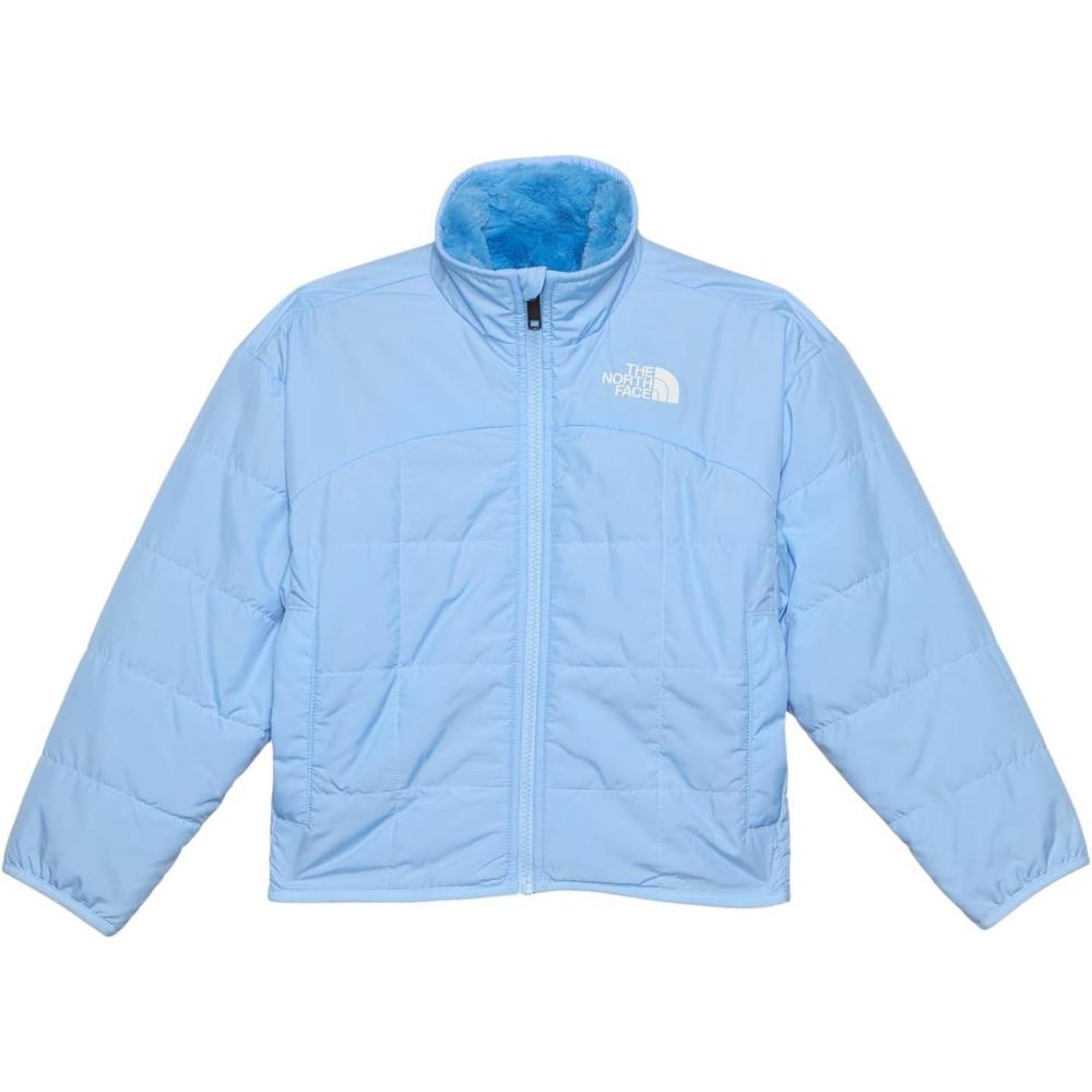 imageTHE NORTH FACE Girls Reversible Shasta Full Zip Jacket  Puffer Coat With Synthetic Insulation Fleece Lined Water RepellentCornflower