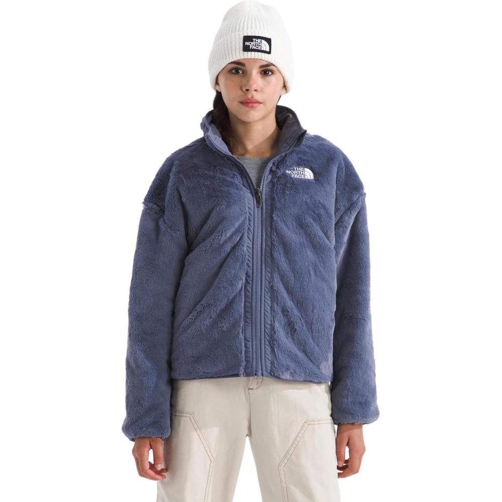 imageTHE NORTH FACE Girls Reversible Shasta Full Zip Jacket  Puffer Coat With Synthetic Insulation Fleece Lined Water RepellentTwilight Galaxy