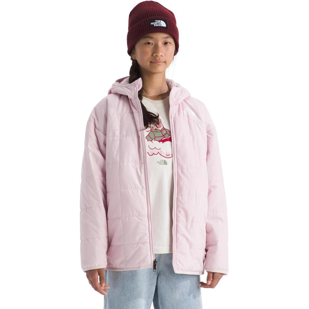 imageTHE NORTH FACE Girls Reversible Shasta Short ParkaPale Blossom