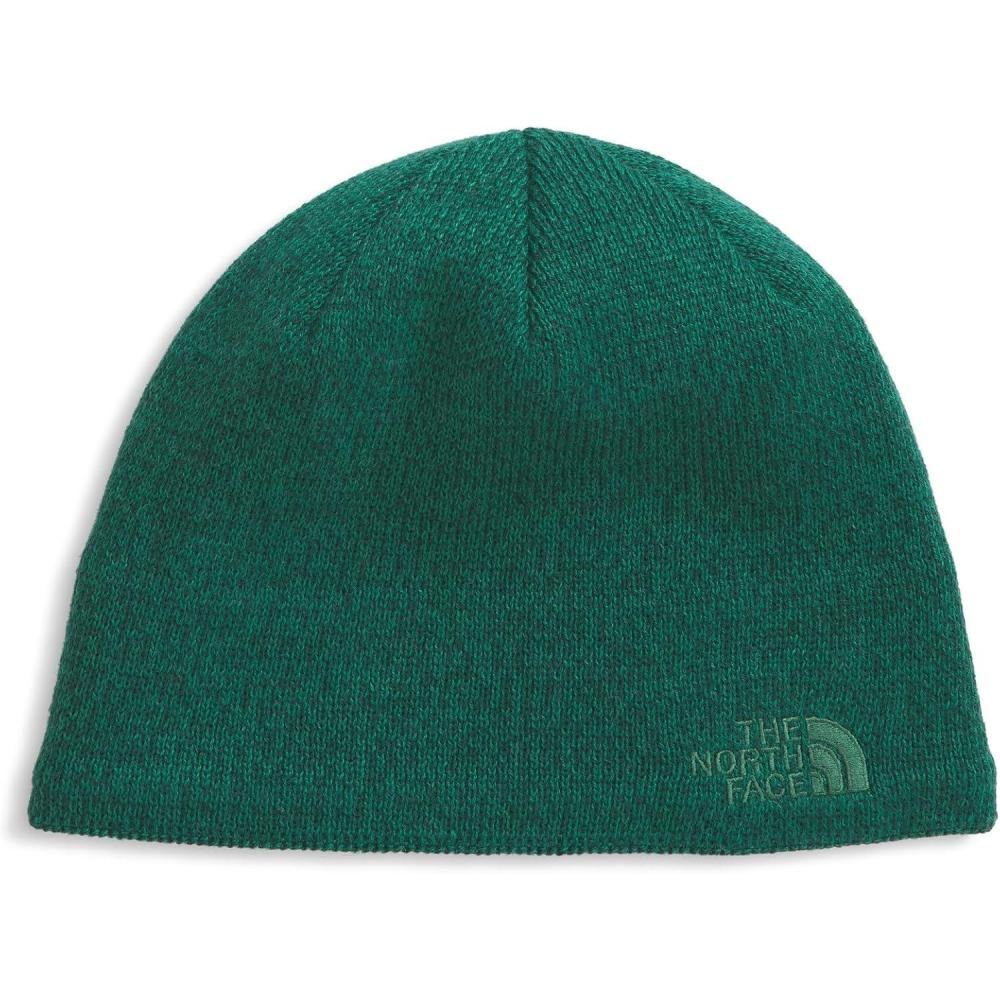 imageTHE NORTH FACE Jim Beanie Classic Fit Winter Hat for Men ampamp Women Warm Fleece Headband ampamp Embroidered LogoHunter Green Heather