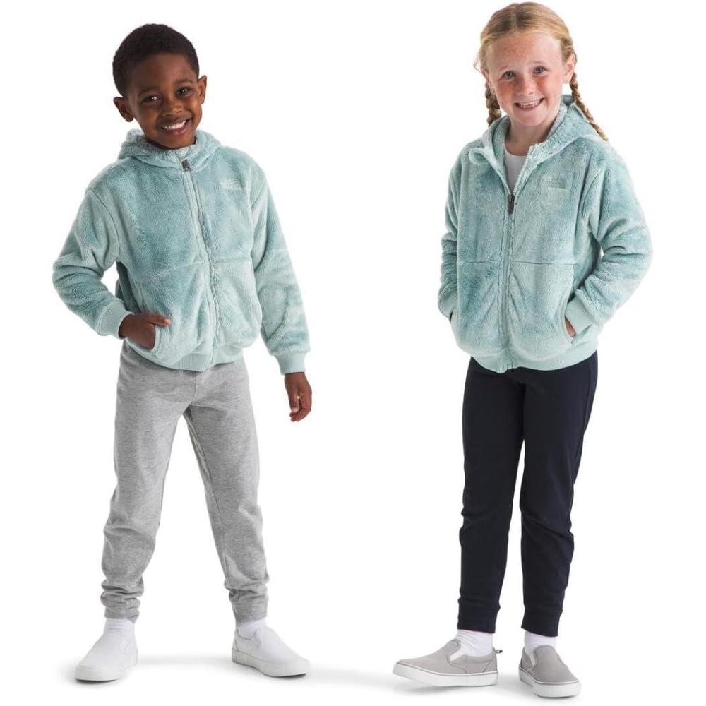 imageTHE NORTH FACE Kids Osito Full Zip Fleece Hoodie Recycled Polyester Fleece Jacket With Ribbed Cuffs ampamp HemMuted Pine