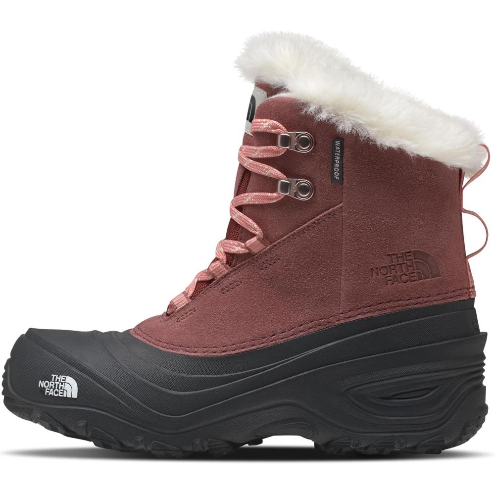 imageTHE NORTH FACE Kids Shellista Lace V Insulated Waterproof Snow Boot Seamsealed Durable BootCanyon DustTerracotta