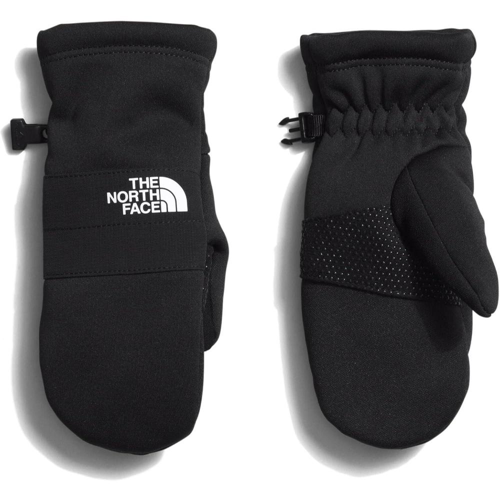 imageTHE NORTH FACE Kids Sierra Etip Mitt Touchscreen Compatible Winter Mittens Webbing Pull at Cuffs for Easy onOffTnf Black