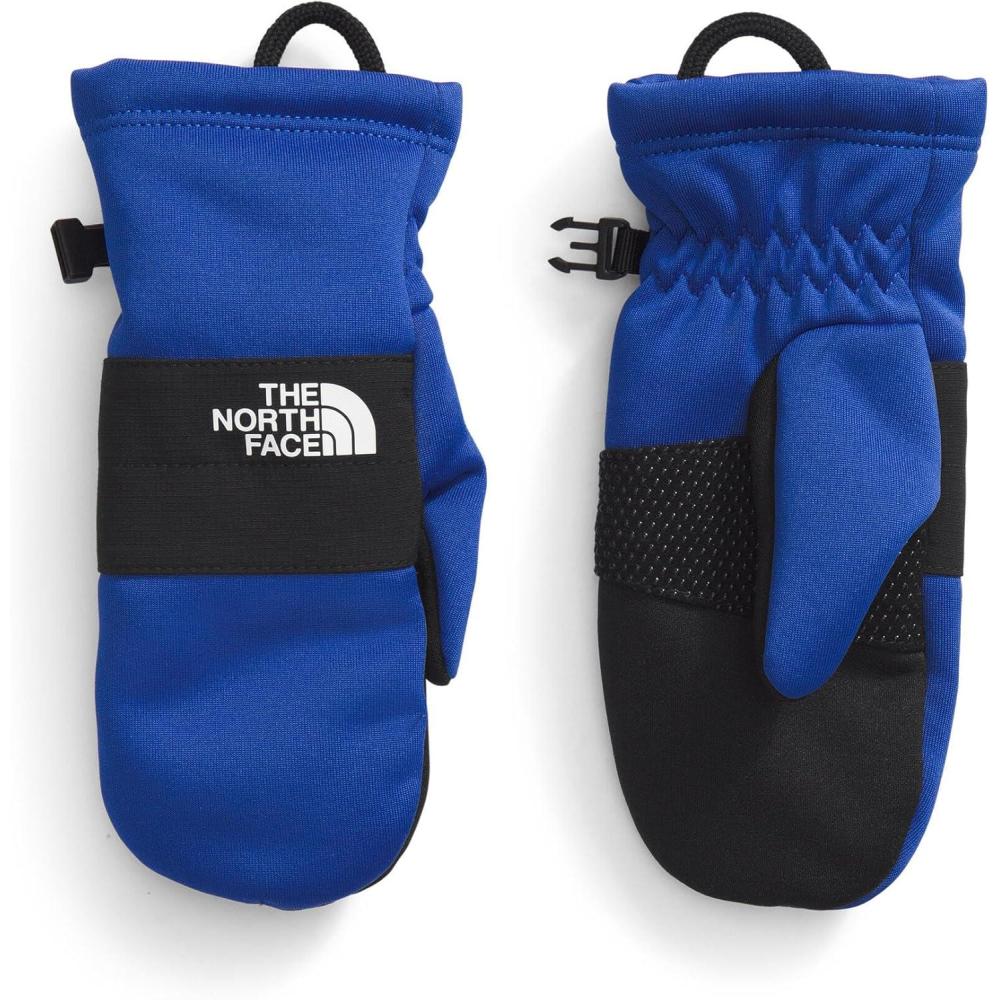 imageTHE NORTH FACE Kids Sierra Etip Mitt Touchscreen Compatible Winter Mittens Webbing Pull at Cuffs for Easy onOffTnf Blue