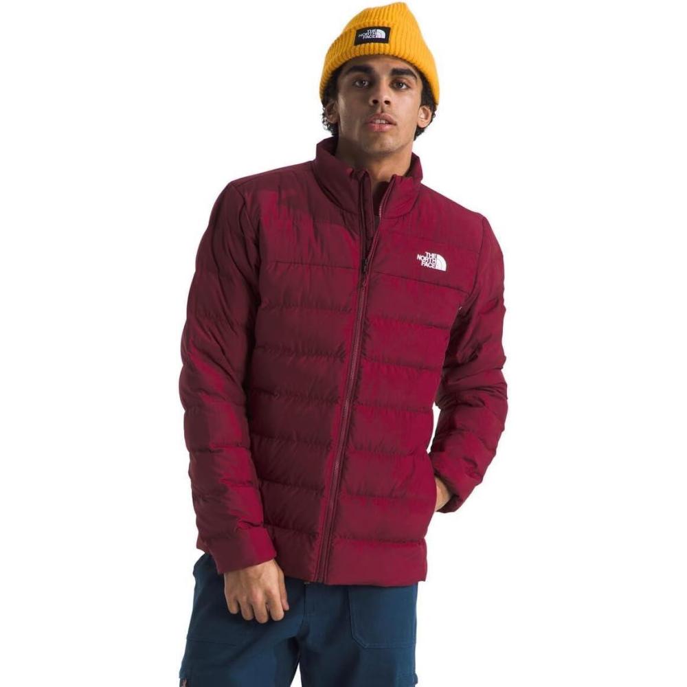 imageTHE NORTH FACE Mens Aconcagua 3 Jacket Wind Resistant Water Repellent 600 Fill Waterfowl Down InsulationBeetroot