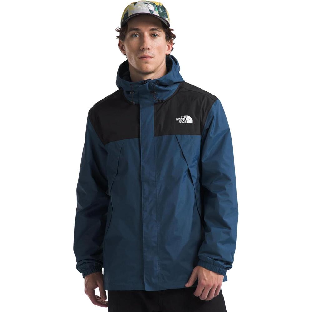 imageTHE NORTH FACE Mens Antora Triclimate Jacket Waterproof Shell Warm Inner Fleece Layer Adjustable 3 Piece HoodShady BlueTnf Blacknpf