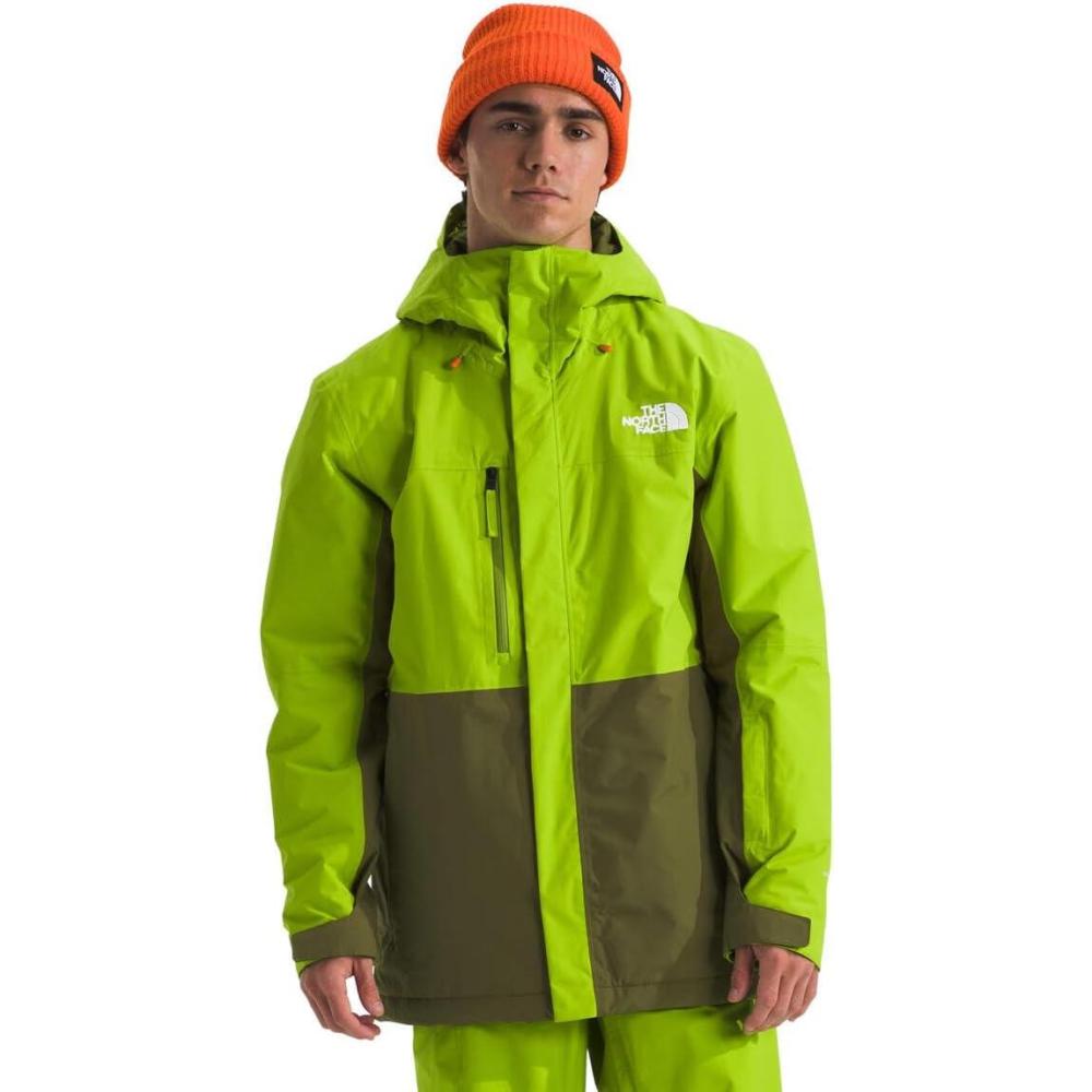 imageTHE NORTH FACE Mens Freedom Insulated Jacket  Winter Coat With Water Repellent Finish Helmet Compatible Hood ampamp Zip PocketsMeadow GrassForest Olive