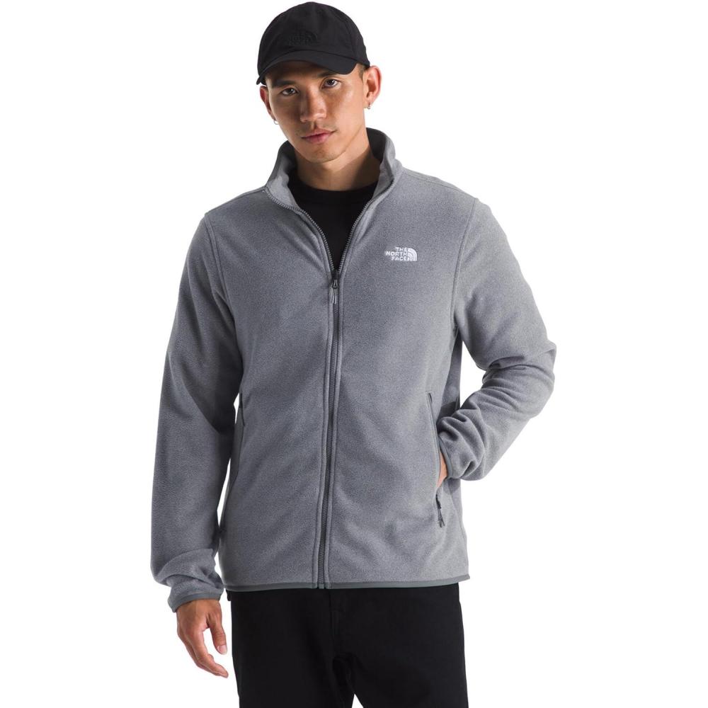 imageTHE NORTH FACE Mens Glacier Fleece JacketTnf Mid Grey Heather