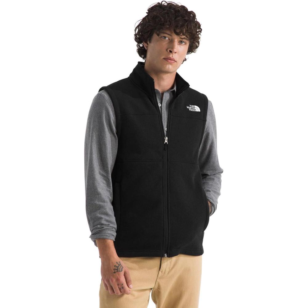 imageTHE NORTH FACE Mens Gordon Lyons Vest Cold Weather Top With Zippered Hand PocketsTnf Black Heather