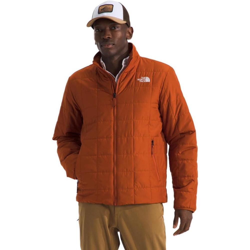 imageTHE NORTH FACE Mens Junction Insulated Jacket Water Repellent Winter Coat With Synthetic Insulation ampamp Zip Hand PocketsEarthen Copper