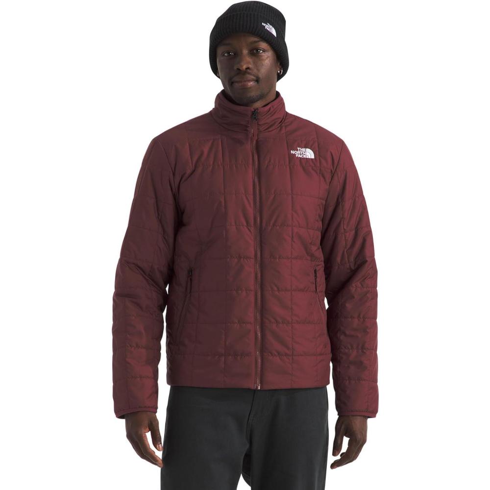 imageTHE NORTH FACE Mens Junction Insulated Jacket  Water Repellent Winter Coat With Synthetic Insulation ampamp Zip Hand PocketsSumac