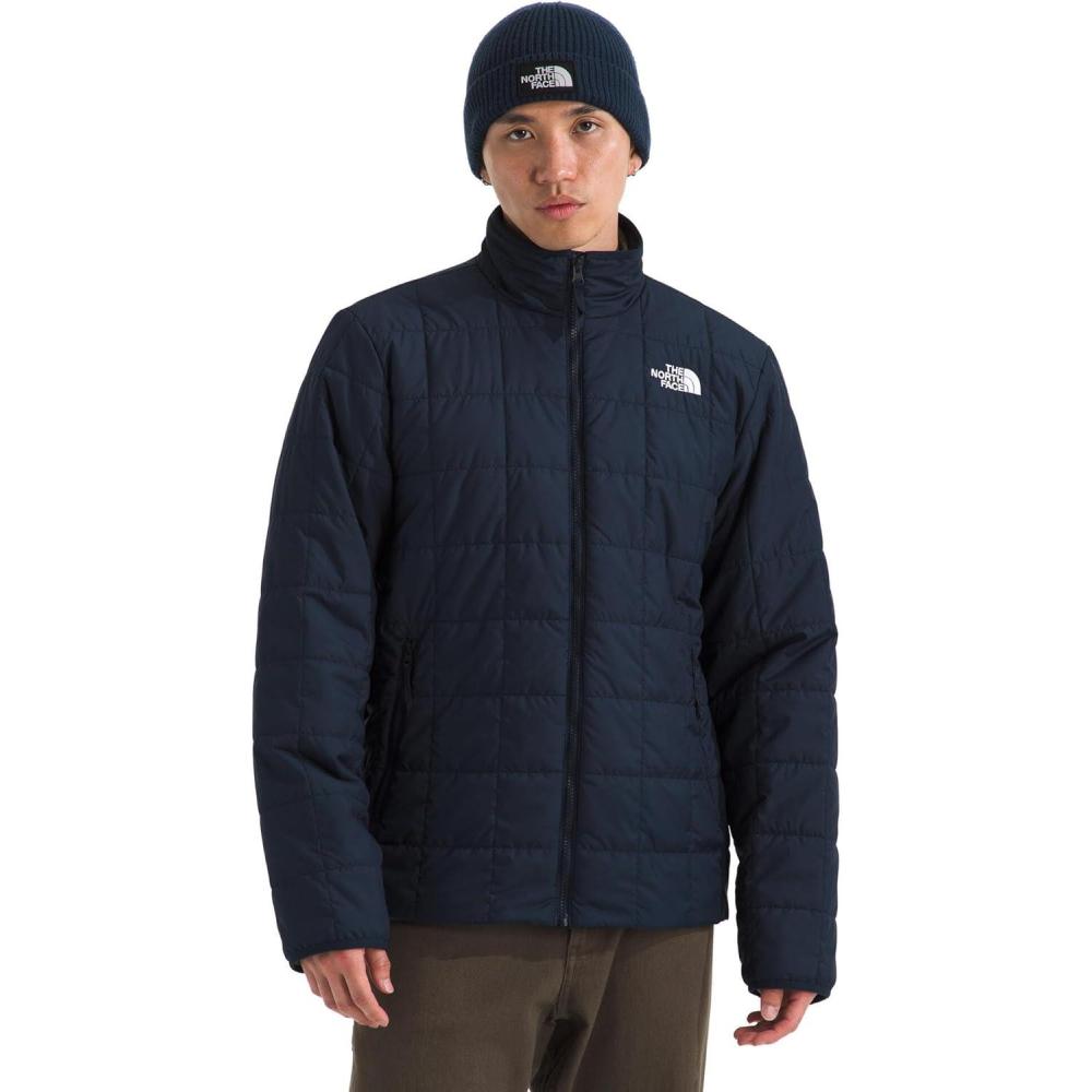 imageTHE NORTH FACE Mens Junction Insulated Jacket  Water Repellent Winter Coat With Synthetic Insulation ampamp Zip Hand PocketsSummit Navy