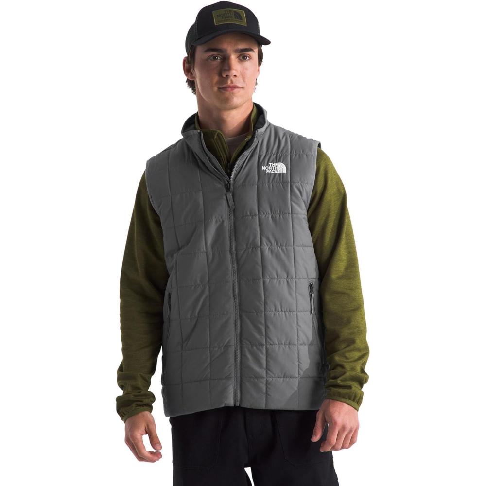 imageTHE NORTH FACE Mens Junction Insulated Vest Water Resistant With Heatseeker Insulation Stretch Bindings ampamp Zip PocketsSmoked Pearl