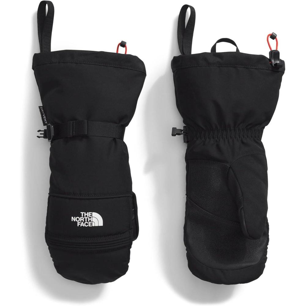 imageTHE NORTH FACE Mens Montana Ski Mitt Touchscreen Compatible Water ampamp Wind Resistant Adjustable Shockcord HemTnf Black