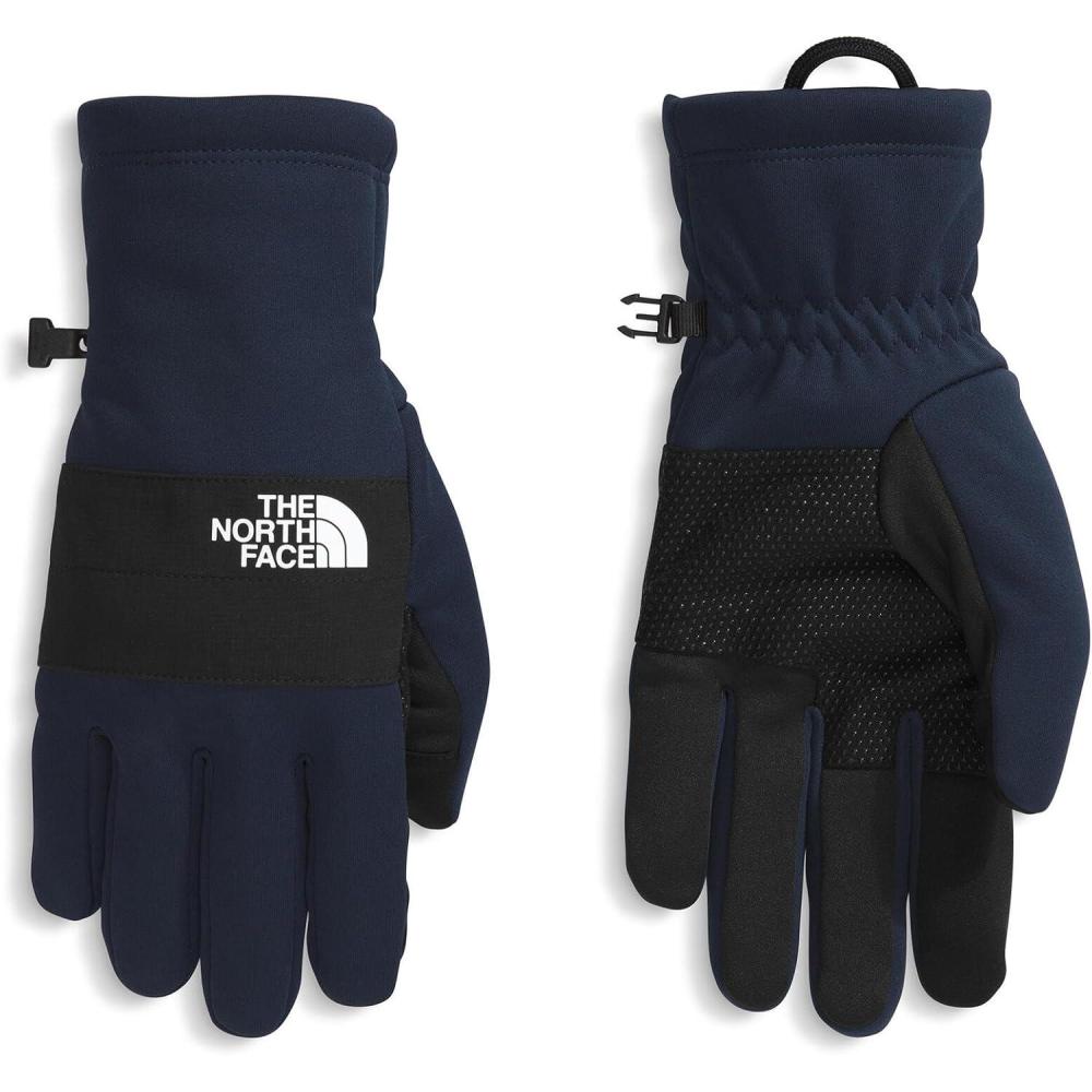 imageTHE NORTH FACE Mens Sierra Fleece Etip Glove  Touchscreen Compatible Silicone Gripper Dots Pairing ClipSummit Navy