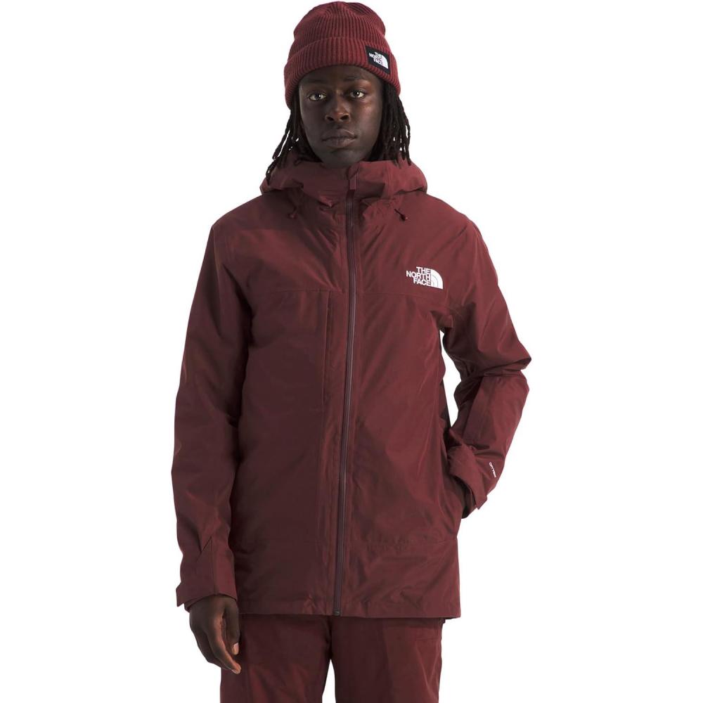 imageTHE NORTH FACE Mens Thermoball Eco Snow Triclimate Waterproof Insulated Ski Jacket Helmet Compatible Powder SkirtSumac
