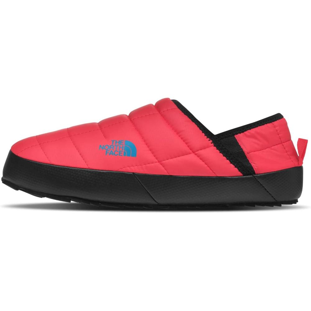 imageTHE NORTH FACE Mens Thermoball Traction Mule V Winter Shoe Insulated ampamp Water Repellent Rubber OutsoleBrilliant CoralTnf Black