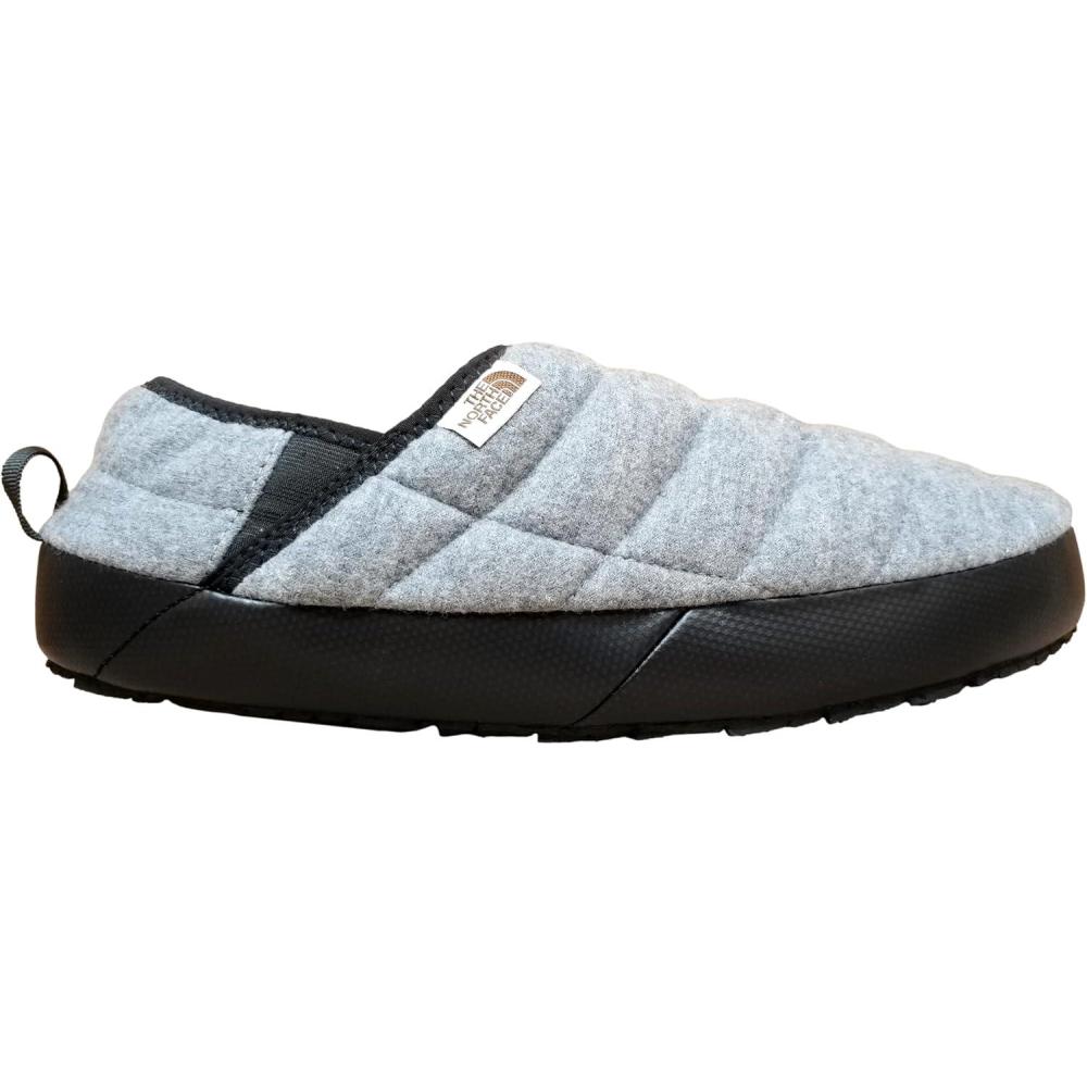 imageTHE NORTH FACE Mens Thermoball Traction Mule V Winter Shoe  Insulated ampamp Water Repellent Rubber OutsoleGrey Wool